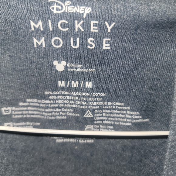 Mens Sz M Disney Mickey Mouse Ears Tropical Sunset Silhoutte Shirt - Picture 4 of 4